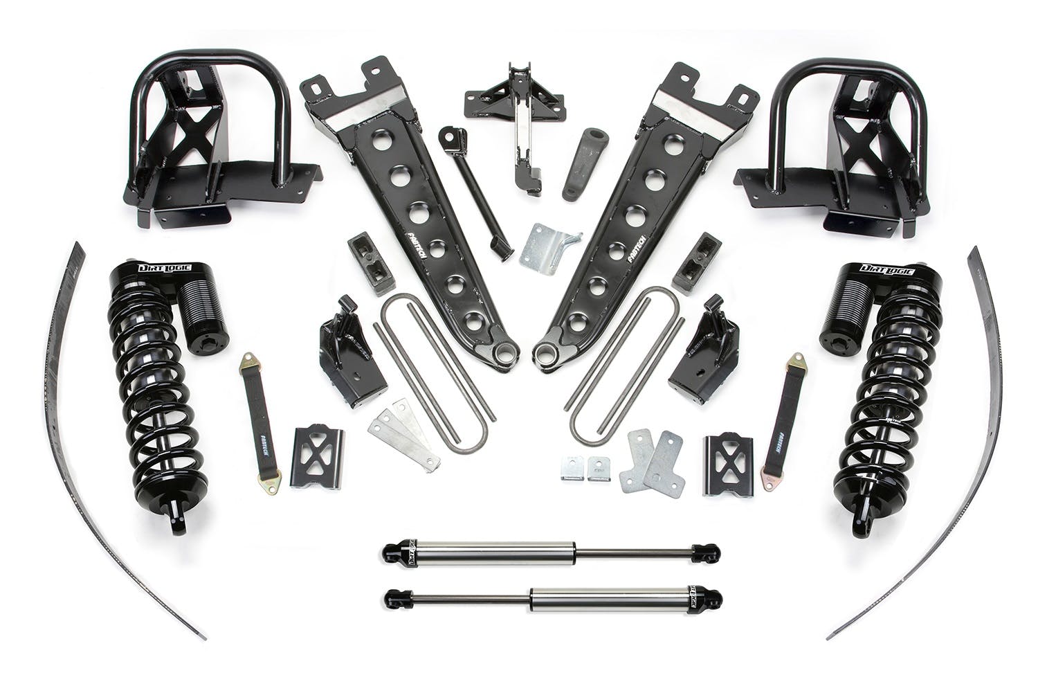 Fabtech K2140DL 8in. RAD ARM SYS W/DLSS 4.0 C/O/RR DLSS 2011-14 FORD F250 4WD W/FACTORY OVERLOAD