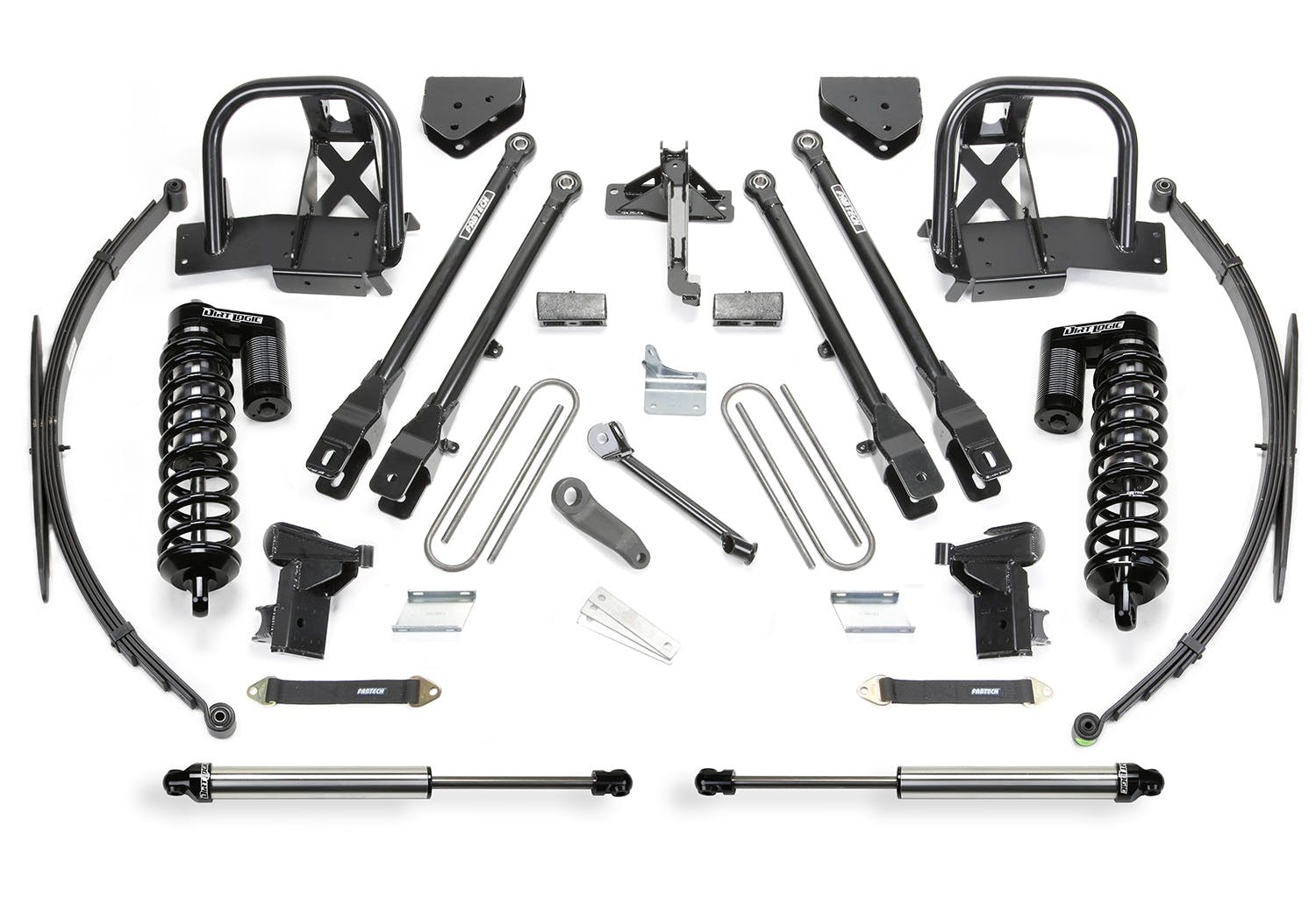 Fabtech K2154DL 10in. 4LINK SYS W/DLSS 4.0 C/O/RR DLSS 2011-15 FORD F350 4WD