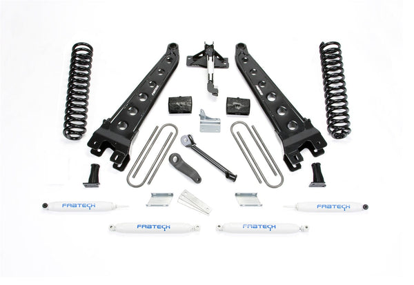 Fabtech K2156 6in. RAD ARM SYS W/COILS/PERF SHKS 2011 FORD F450/550 4WD 10LUG
