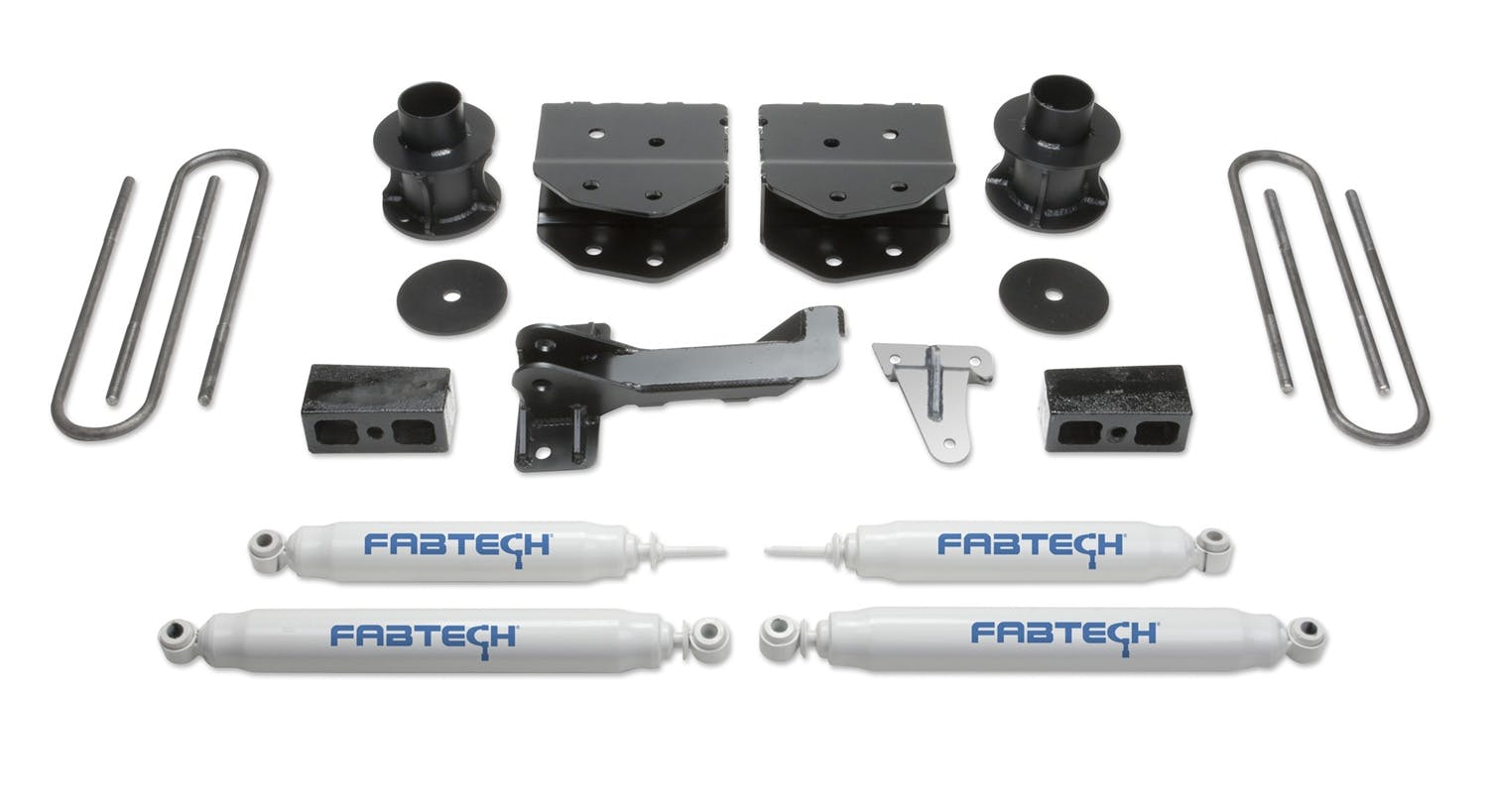 Fabtech K2181 4in. BUDGET SYS W/PERF SHOCKS 2005-07 FORD F250/350 4WD