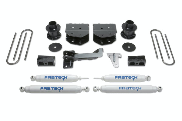 Fabtech K2181 4in. BUDGET SYS W/PERF SHOCKS 2005-07 FORD F250/350 4WD