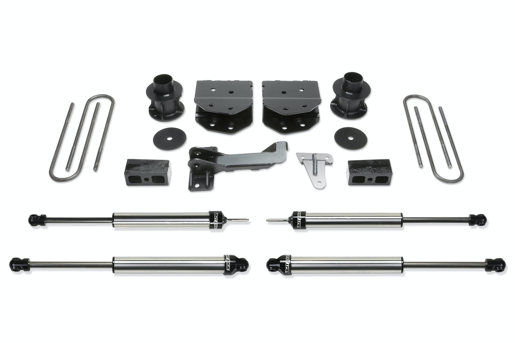 Fabtech K2181DL 4in. BUDGET SYS W/DLSS SHKS 2005-07 FORD F250/350 4WD