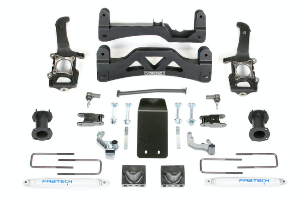 Fabtech K2188 6IN. BASIC SYS W/PERF SHKS 2014 FORD F150 4WD
