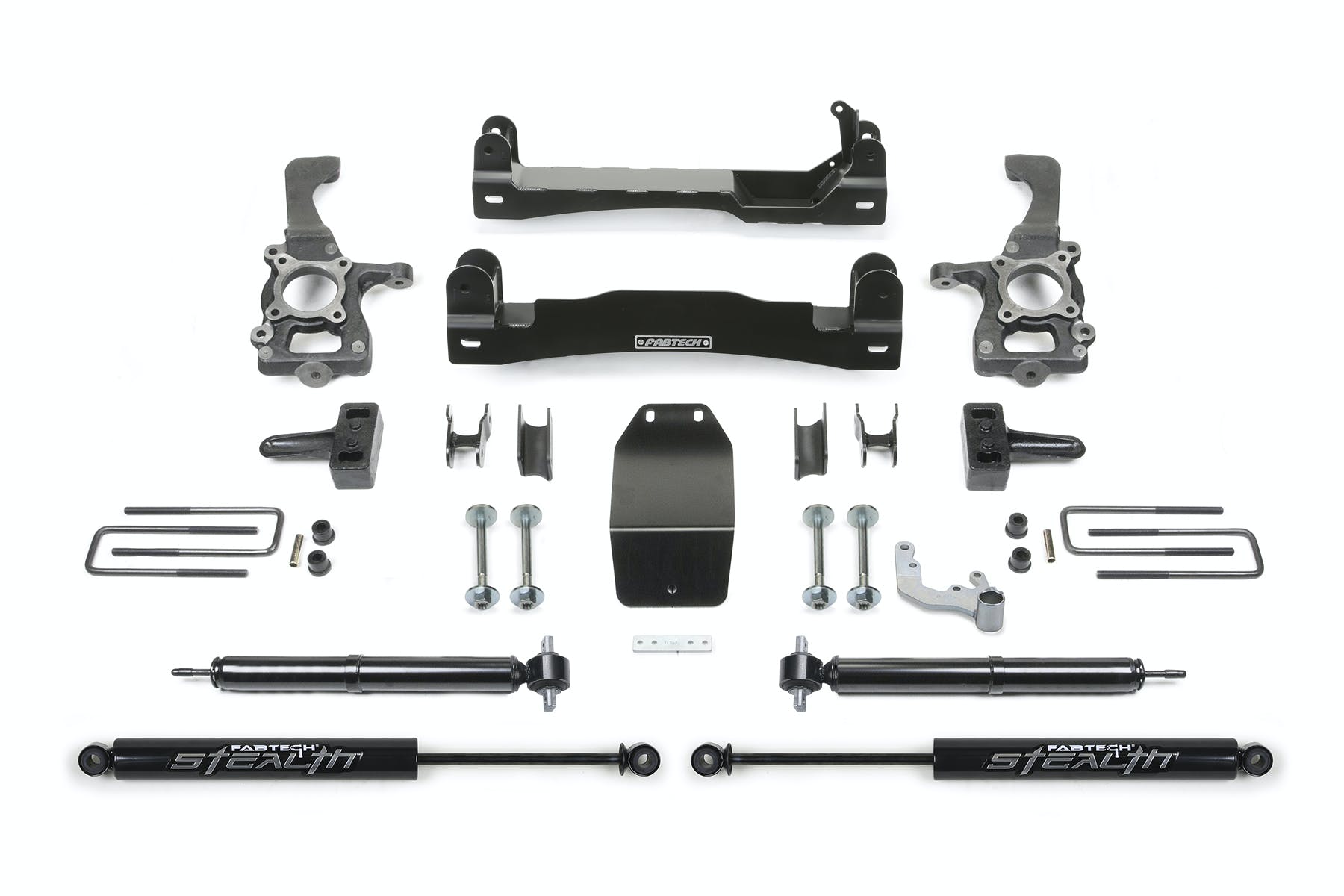 Fabtech K2193M 4in. BASIC SYS W/RR STEALTH 2015 FORD F150 4WD