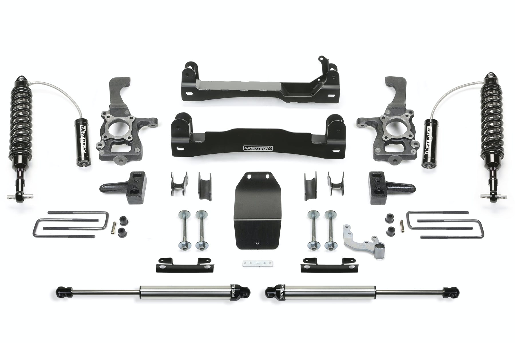 Fabtech K2196DL 4in. PERF SYS W/DLSS 2.5 C/O RESI/RR DLSS 2015 FORD F150 4WD
