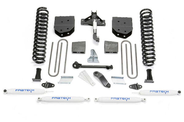 Fabtech K2155 6in. BASIC SYS W/PERF SHKS 2011 FORD F450/550 4WD 10LUG
