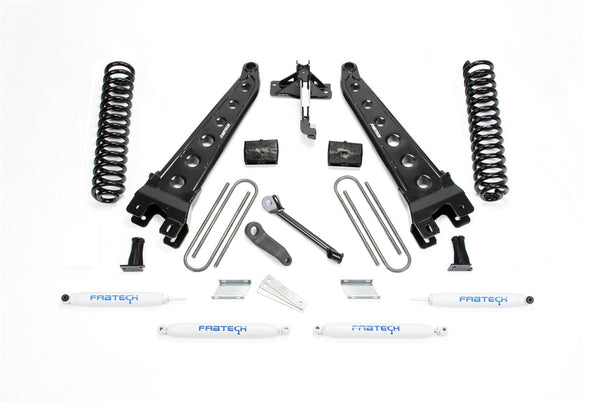 Fabtech K2215 4in. RAD ARM SYS W/COILS/PERF SHKS 2017 FORD F250/F350 4WD