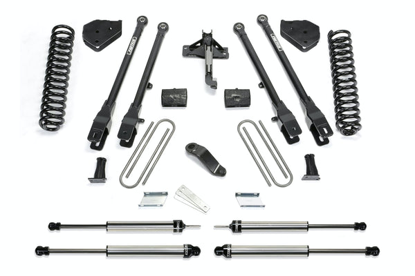 Fabtech K2216DL 4in. 4LINK SYS W/COILS/DLSS SHKS 2017 FORD F250/F350 4WD