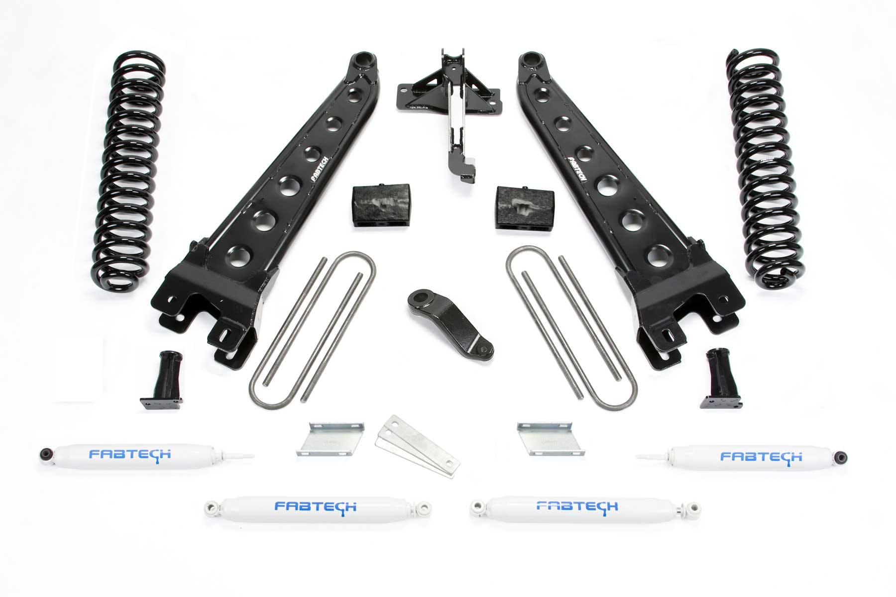 Fabtech K2304 6in. RAD ARM SYS W/COILS/PERF SHKS 2018 FORD F450/F550 4WD DIESEL