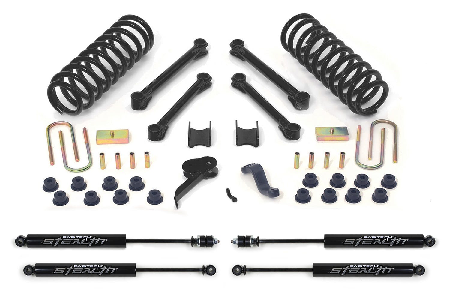 Fabtech K3006M 4.5in. PERF SYS W/STEALTH 03-08 DODGE 2500/3500 4WD DIESEL ONLY