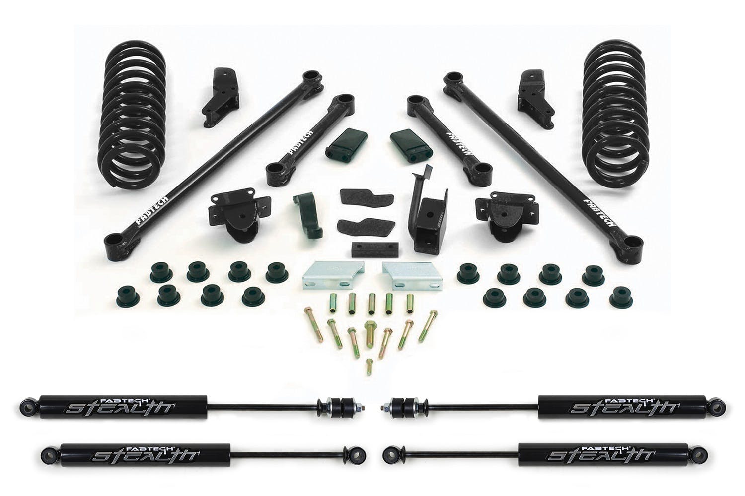 Fabtech K3007M 5.5in. PERF SYS W/STEALTH 94-02 DODGE 2500 4WD