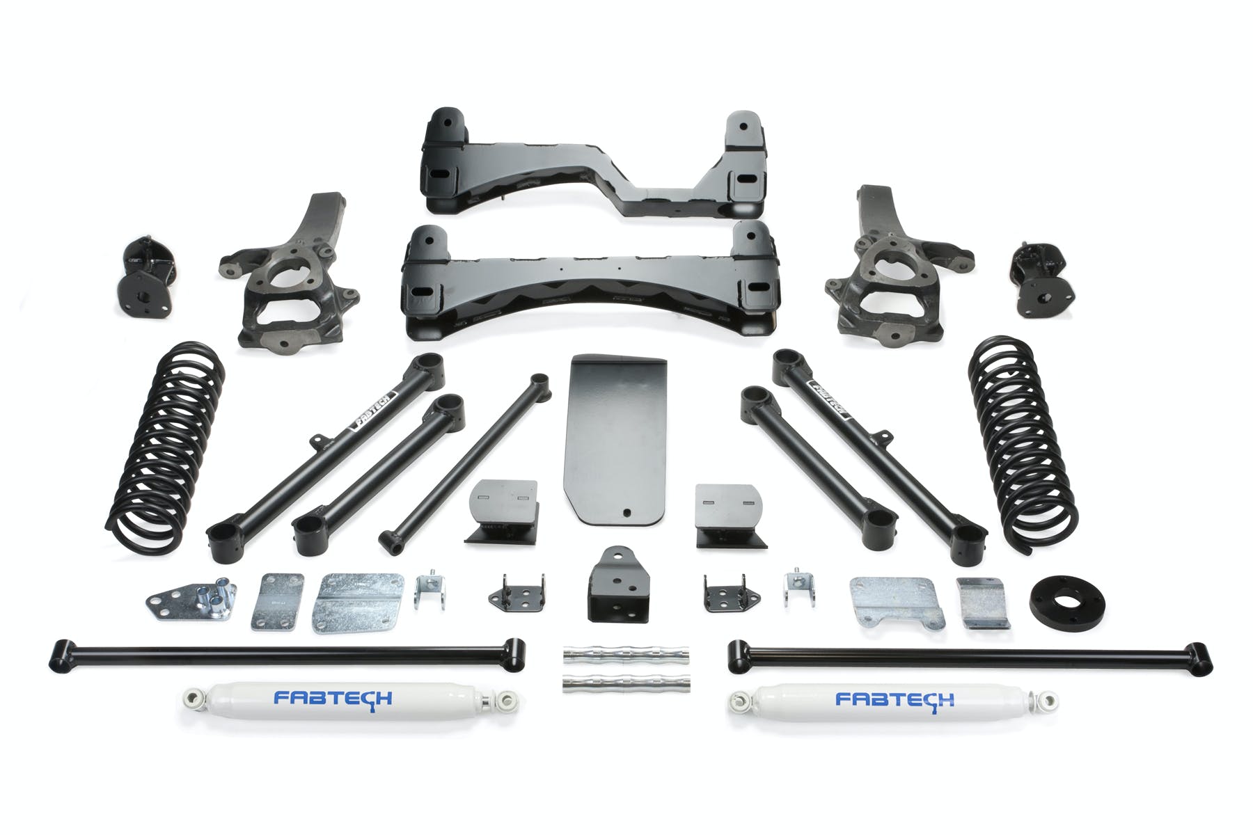 Fabtech K3053 6in. BASIC SYS W/PERF SHKS 2009-11 DODGE 1500 4WD