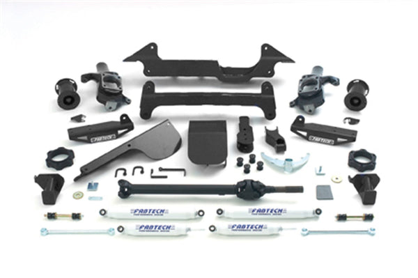 Fabtech K5001 6in. PERF SYS W/PERF SHKS 03-05 HUMMER H2 SUV/SUT 4WD W/RR AIR BAGS