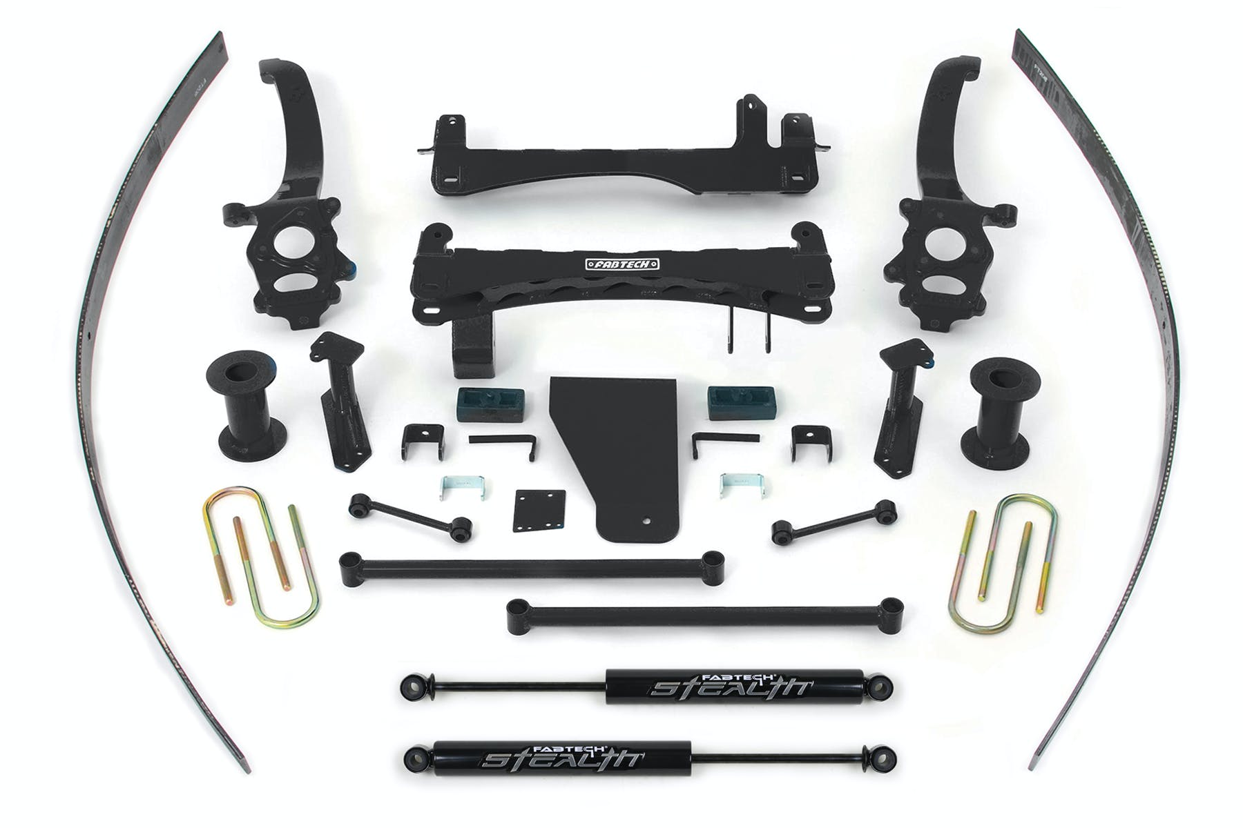 Fabtech K6000M 6in. BASIC SYS W/STEALTH 04-12 NISSAN TITAN 2/4WD