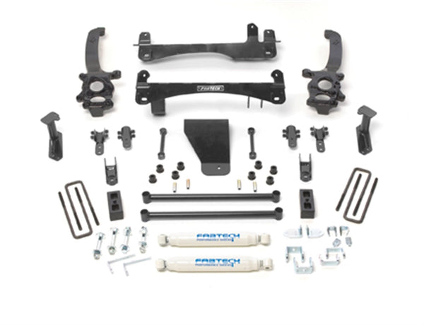 Fabtech K6003 6in. BASIC SYS W/PERF RR SHKS 06-12 NISSAN FRONTIER 2/4WD