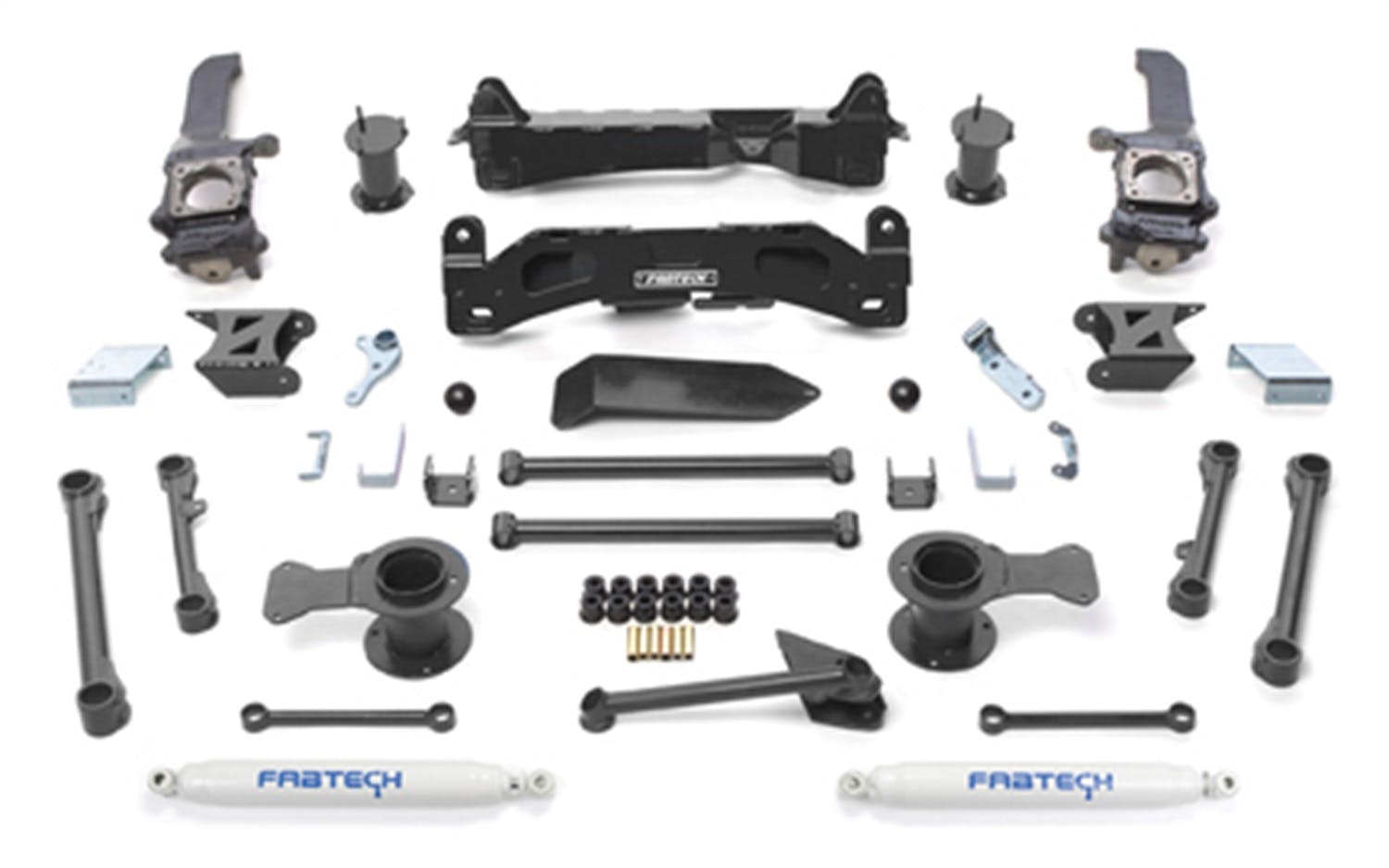 Fabtech K7006 6in. BASIC SYS W/PERF SHKS 06-09 TOYOTA FJ 4WD