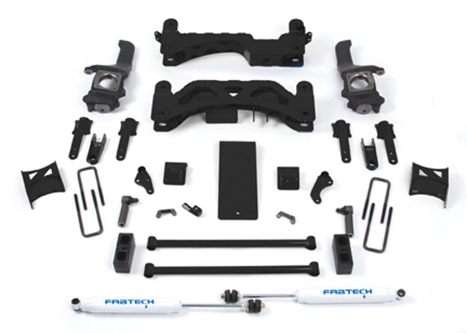 Fabtech K7009 6in. BASIC SYS W/C/O SPACERS/PERF RR SHKS 07-12 TOYOTA TUNDRA 2/4WD