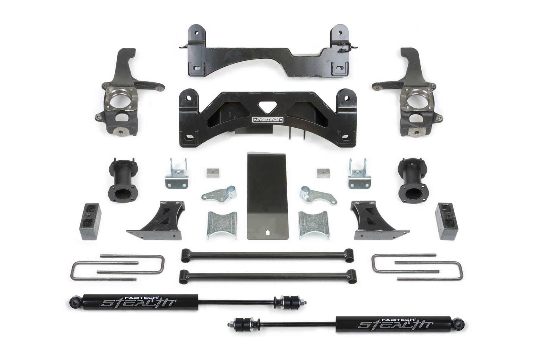 Fabtech K7009M 6in. BASIC SYS W/C/O SPACERS/STEALTH RR 07-14 TOYOTA TUNDRA 2/4WD