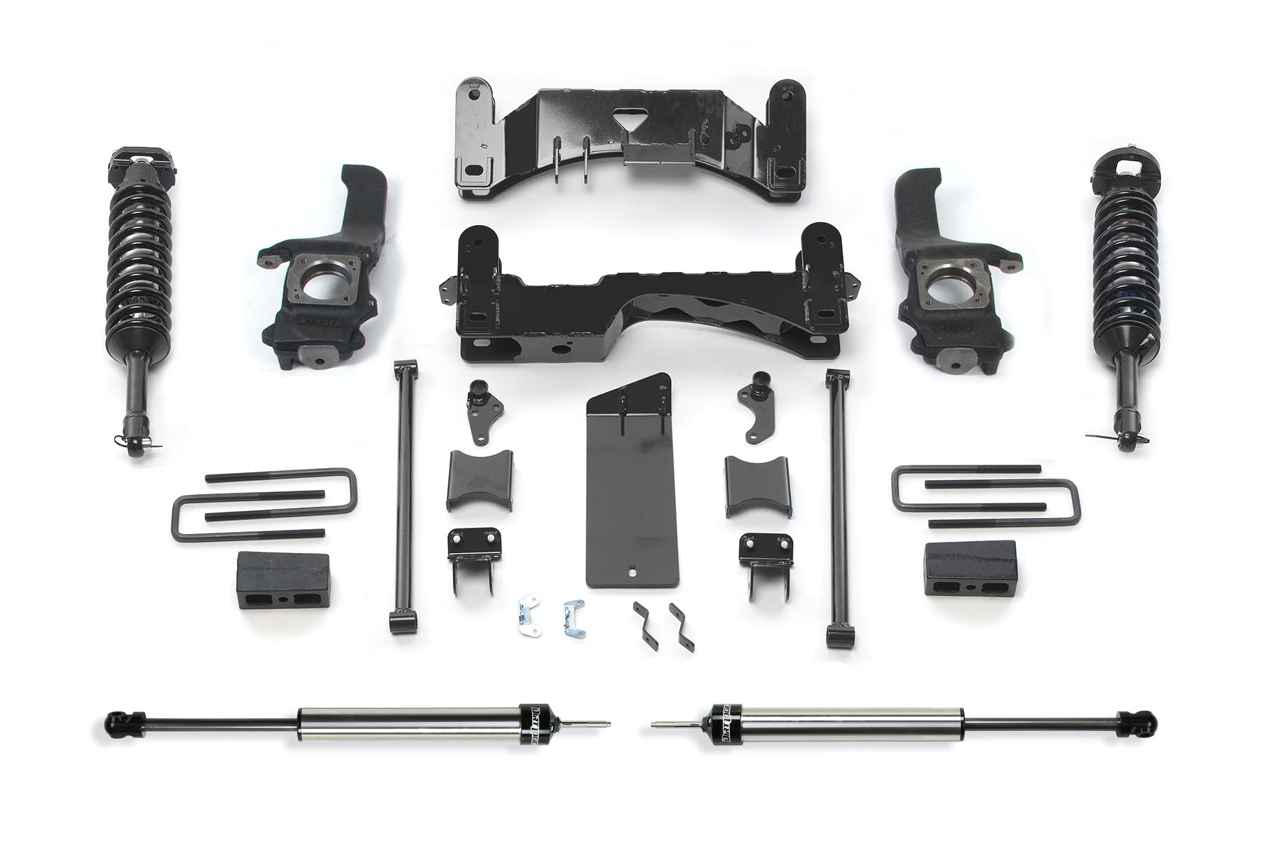 Fabtech K7010DL 6in. PERF SYS W/DLSS 2.5 C/Os/RR DLSS 07-14 TOYOTA TUNDRA 2/4WD