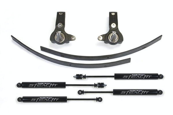Fabtech K7014M 3in. SPINDLE SYS W/STEALTH 95.5-04 TOY TACOMA 5 LUG 2WD