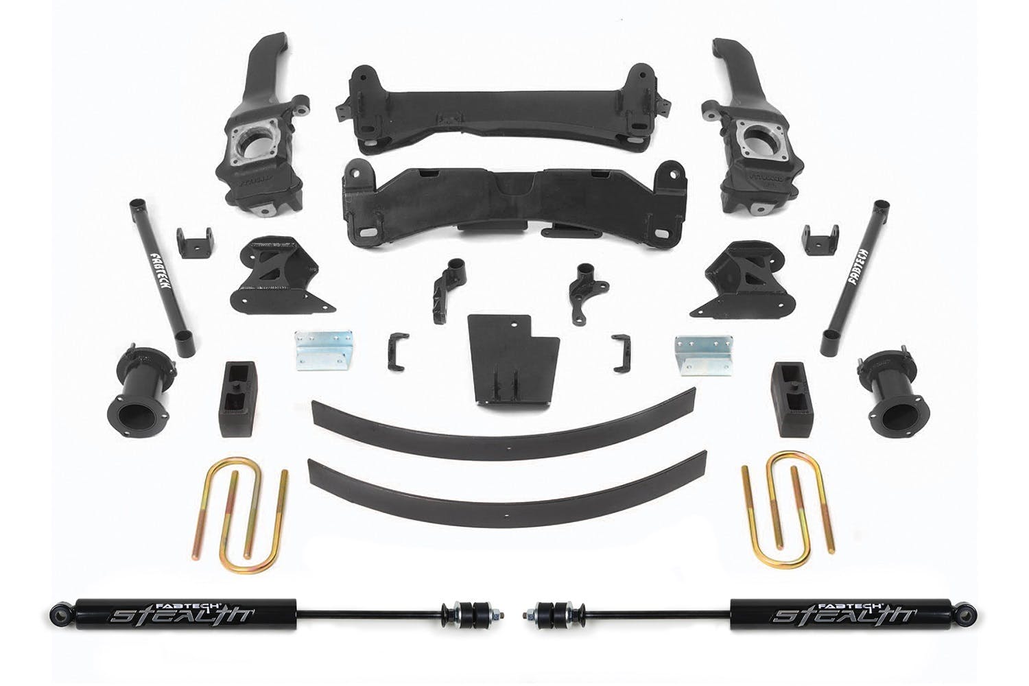 Fabtech K7019M 6in. BASIC SYS W/STEALTH 05-13 TOYOTA TACOMA 4WD/2WD 6 LUGMODELS ONLY