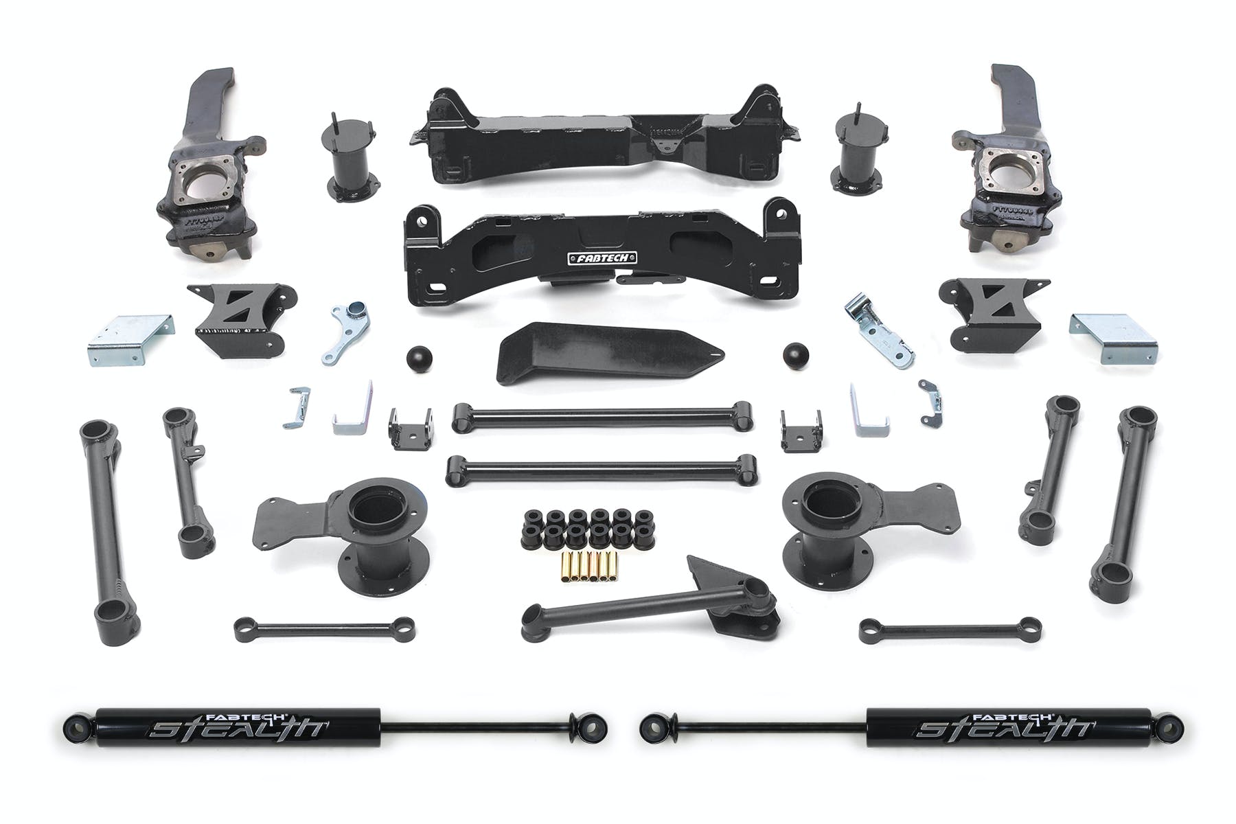 Fabtech K7024M 6in. BASIC SYS W/STEALTH 2010-13 TOYOTA FJ 4WD