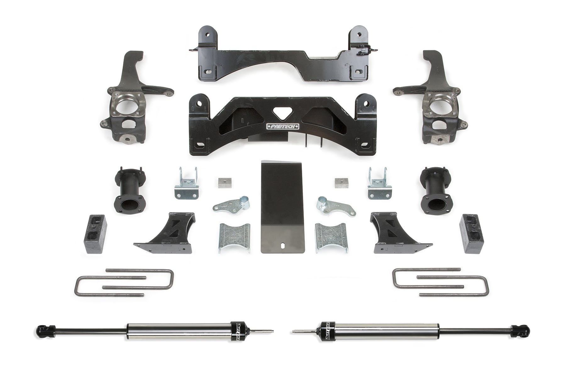 Fabtech K7054DL 6in. BASIC SYS W/C/O SPACERS/RR DLSS 2016 TOYOTA TUNDRA 2/4WD