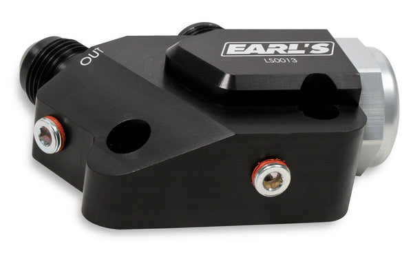 Earl's Performance Plumbing LS0013ERL GM LS EGNE OIL COOLER ADTR 180 THERMO