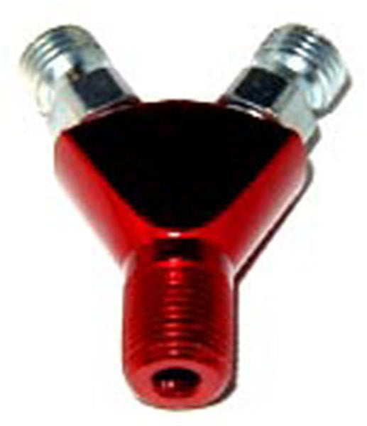 NOS 17256NOS FLARE JET Y FITTING (RED)