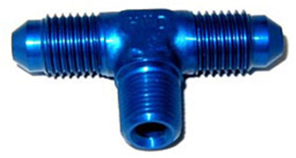 NOS 17260NOS FLARE TEE-4AN X 1/8NPT BLUE