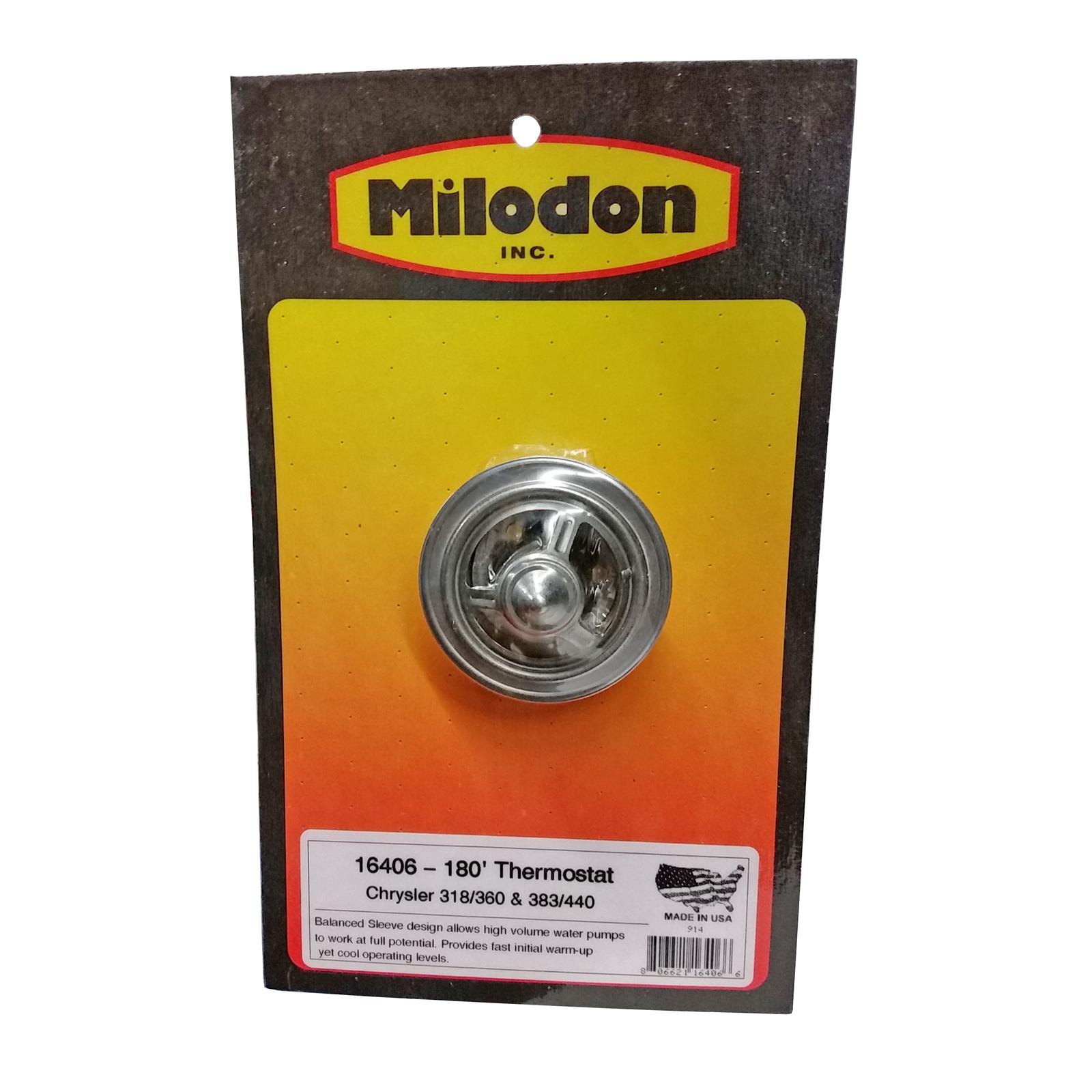 Milodon 180' Thermostat - Chrysler 16406