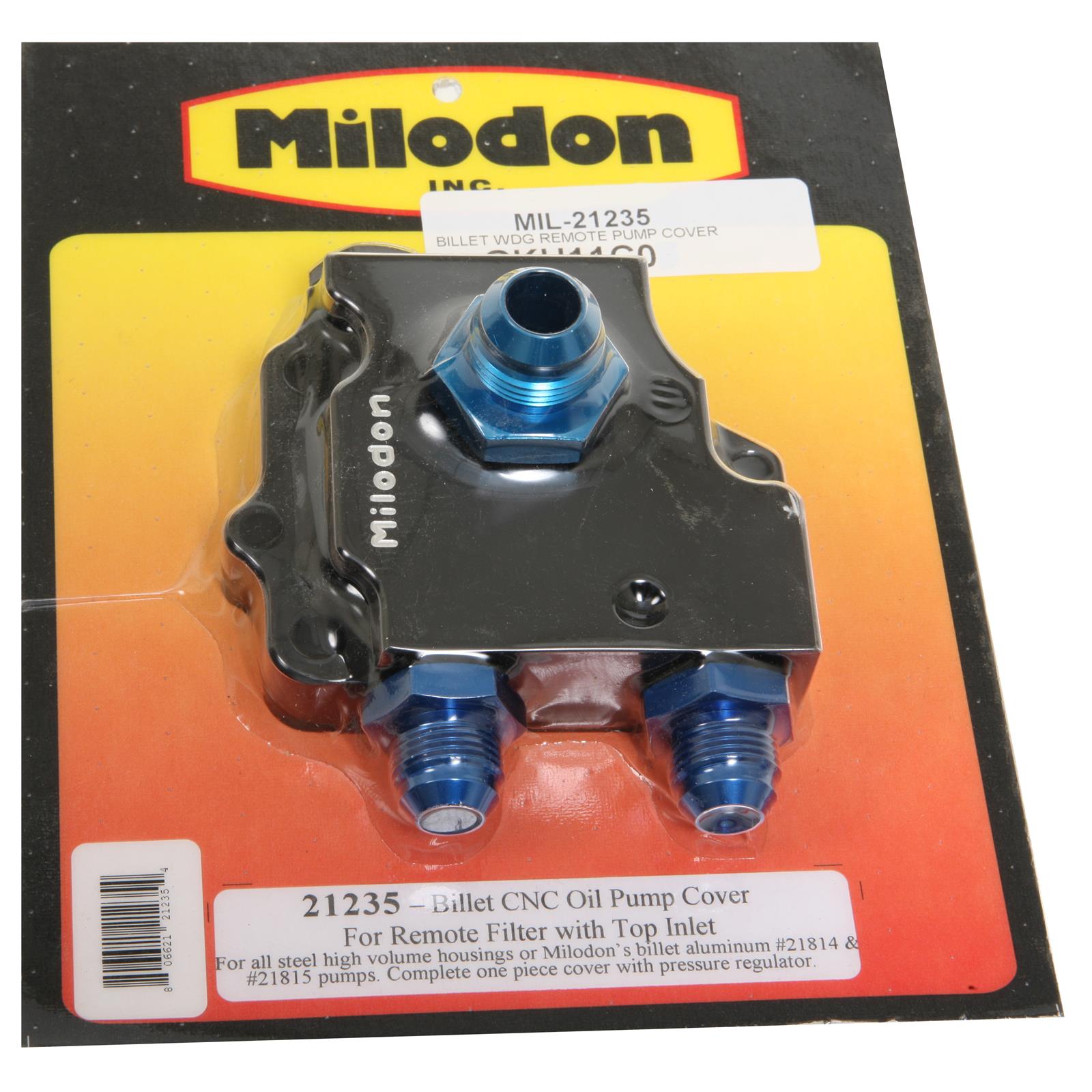 Milodon Wedge Billet Remote Cover 12 A 21235