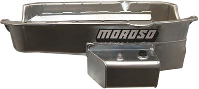 Moroso 21816 Wet Rear Sump Steel Oil Pan (7 deep/7qt/Baffled/Windage Tray/SBC 80-85)