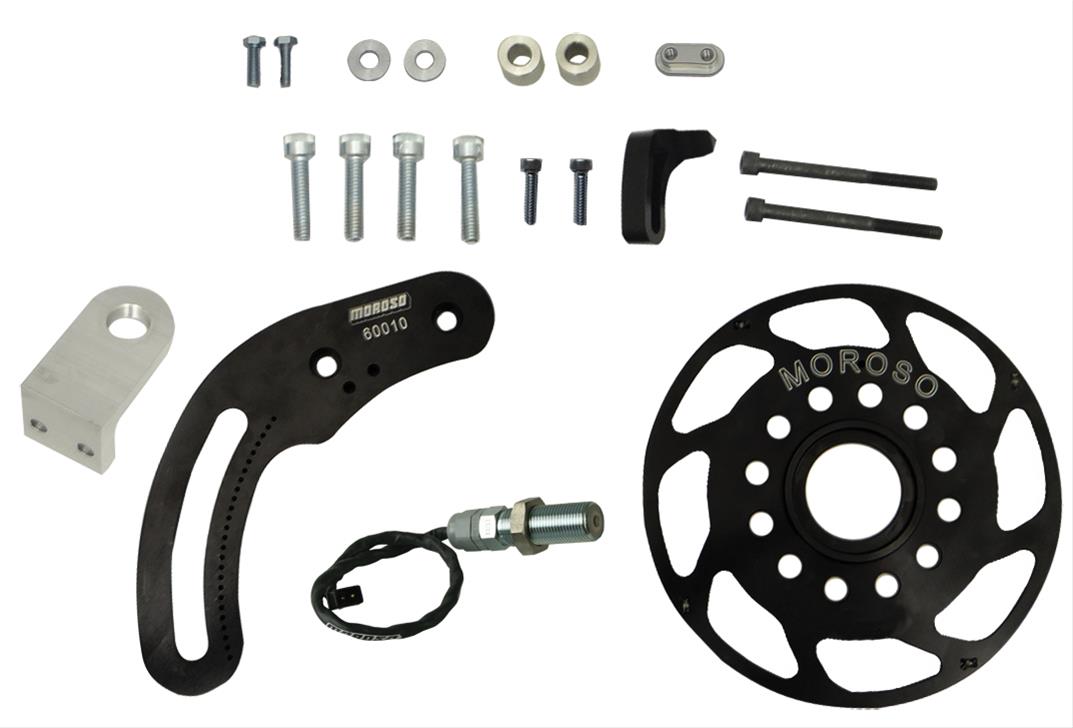 Moroso 60010 Ultra Series Aluminum Crank Trigger Kit with Magnet-in-Wheel (Small Block Ford)