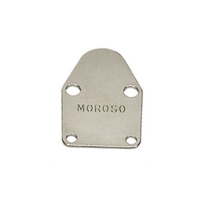 Moroso 65393 Fuel Pump Plate,Sbc,Chr