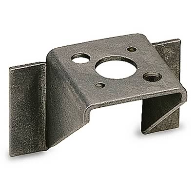Moroso 71555 5/16 Quick Fastener Steel Valve Cover Mounting Brackets (Self-Eject/.1/2pk)