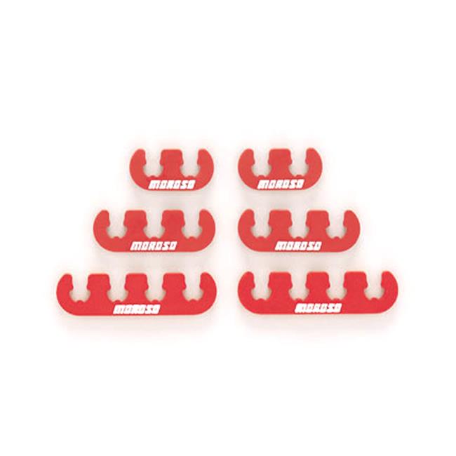 Moroso 72161 Wire Separator Kit (Red, 7-9mm)