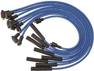 Moroso 72600 Blue Max Spiral Core Custom Wire Set (Blue/Unsleeved/Straight/Non-HEI)