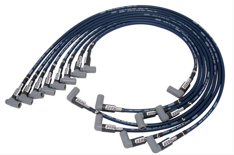 Moroso 73658 Ultra 40 Blue Custom Wire Set (Unsleeved-Dodge/Chrysler 05 5.7 HEMI Magnum/300)