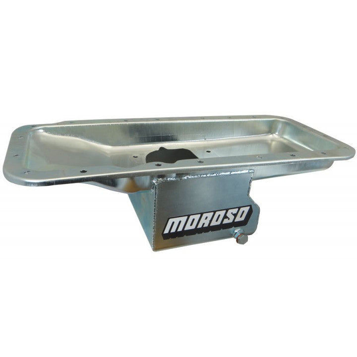 Moroso 20760 Wet Sump Steel Oil Pan (7 deep/7qt/Baffled/Core-Base/Chrysler BB 361-440-426)