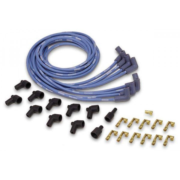 Moroso 72820 Blue Max Solid Core Wire Set (90° Boot, HEI/Non-HEI Terminals)