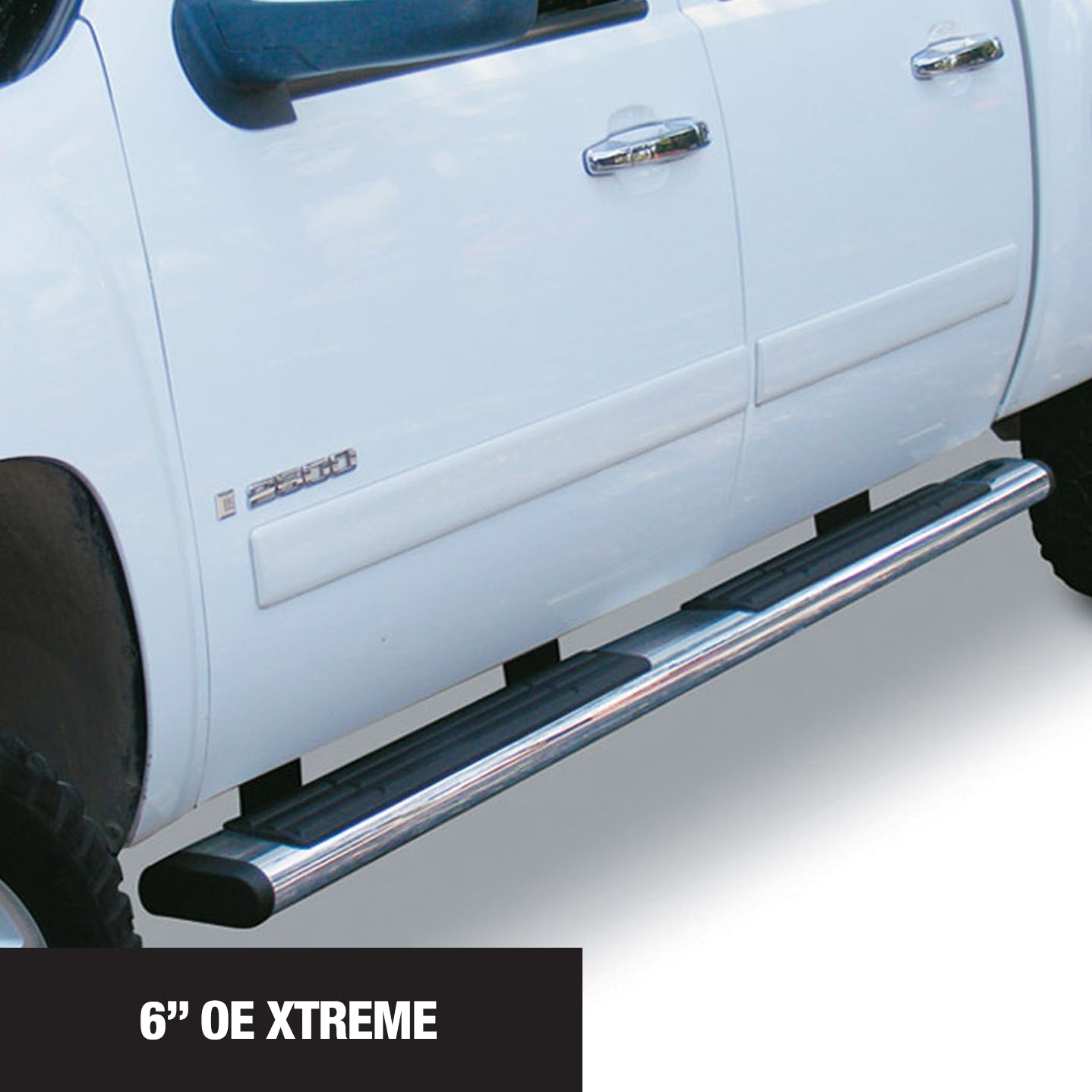 Go Rhino 686415580PS 6" OE Xtreme - Complete kit: SideSteps + Brackets