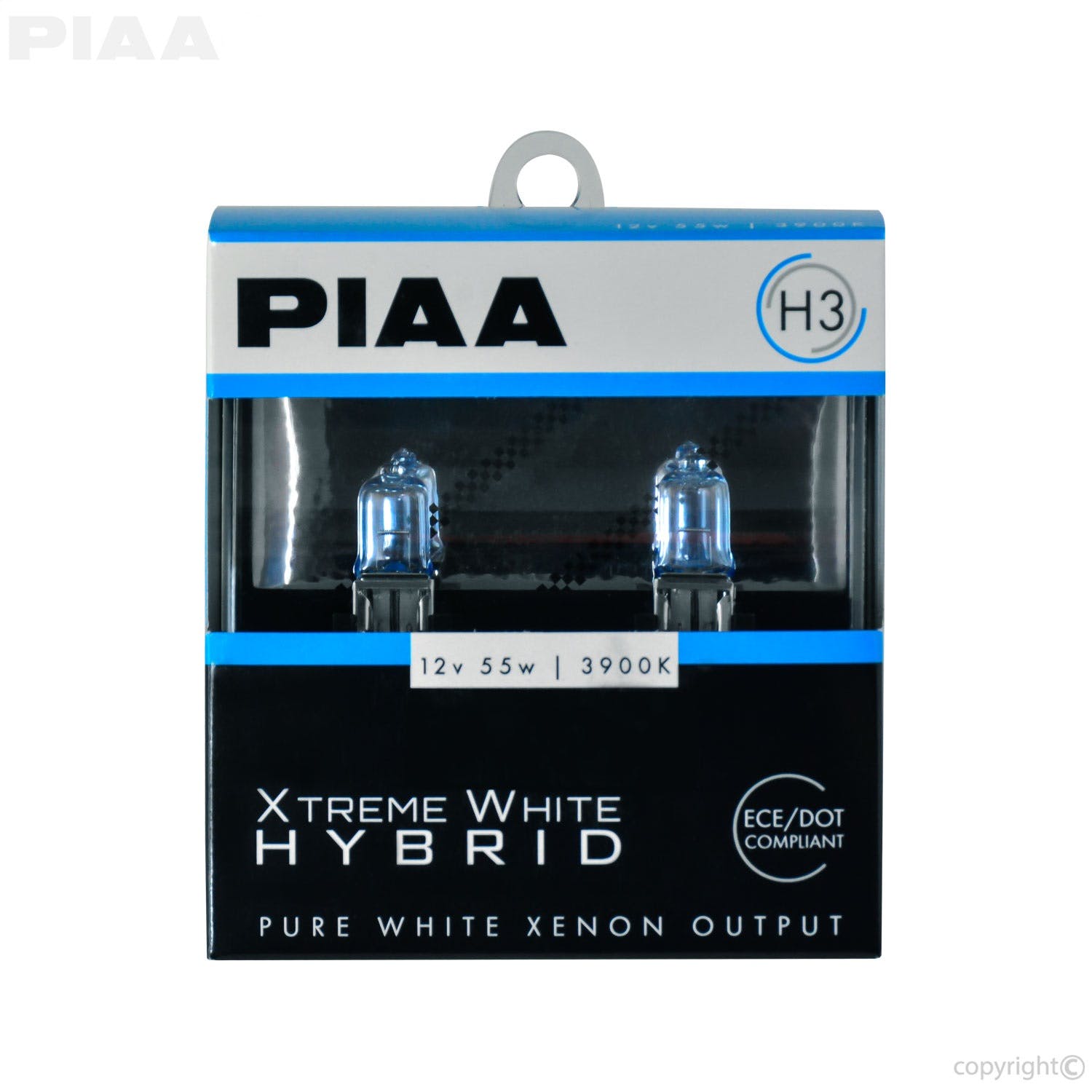 PIAA 23-10103 H3 Xtreme White Hybrid Twin Pack - 3900K - 12V 55W