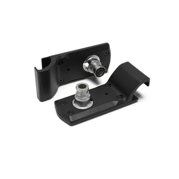 Rockford Fosgate Black motorsport can clamps for Polaris Ranger® & General®, fits PM2652W-MB & RM pn pm-cl3b