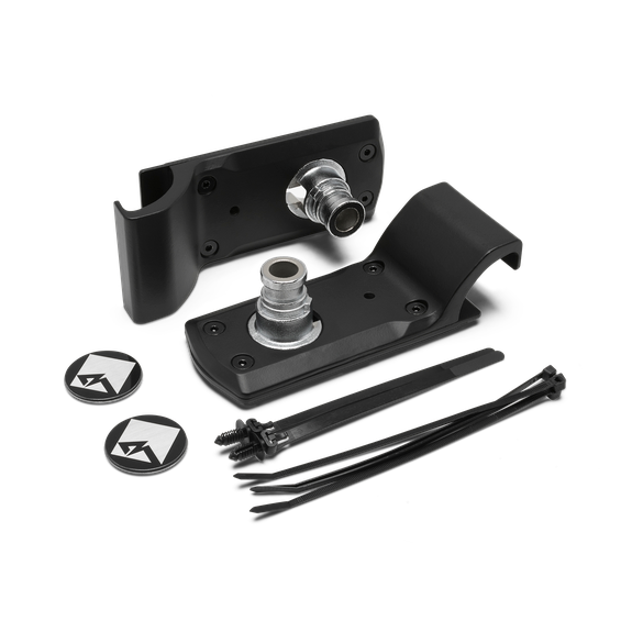 Rockford Fosgate Black motorsport can clamps for Polaris Ranger® & General®, fits PM2652W-MB & RM pn pm-cl3b