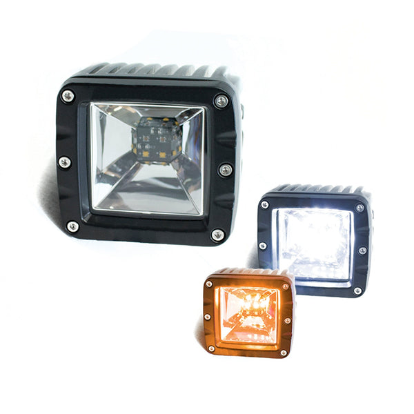 Race Sport Lighting RS12KA 2-Function LED Cube style Forward light