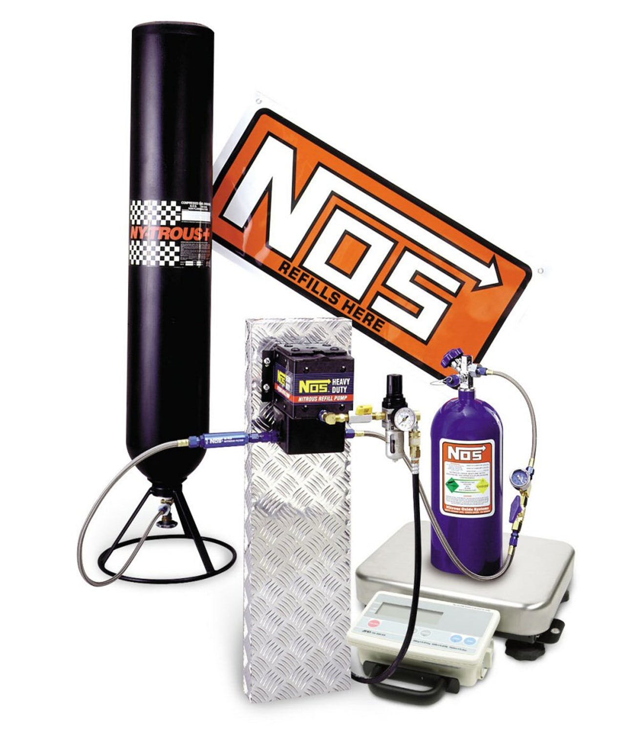 NOS 14254NOS REFILL STATION w/SCALE and REG