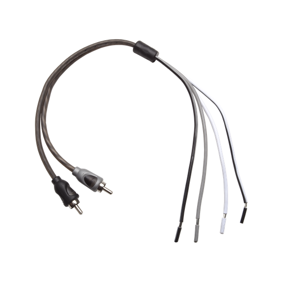 Rockford Fosgate Speaker wire to male RCA connectors pn rfi2sw