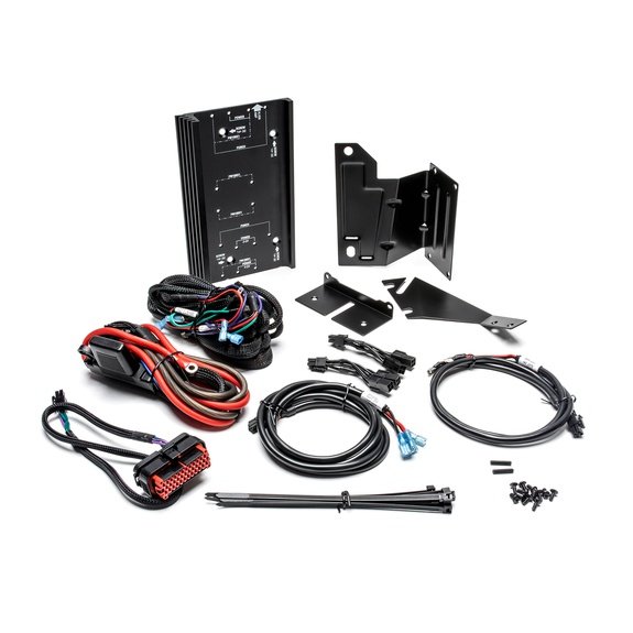 Rockford Fosgate Source unit, four speakers & amplifier kit for select 1998-2013 Road Glide motorcycles pn hd9813rg-stage3