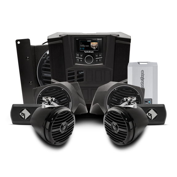 Rockford Fosgate 400 watt stereo, front speaker, subwoofer, & rear speaker kit for select Ranger pn rngr-stage4